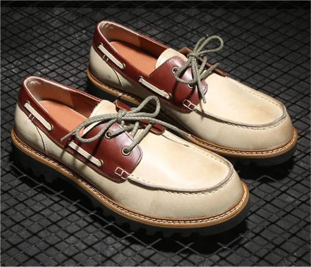 Men's Lace-Up Comfortable Fashion Dress Shoes Oxfords Soft Wedding Lightweight and Comfortable