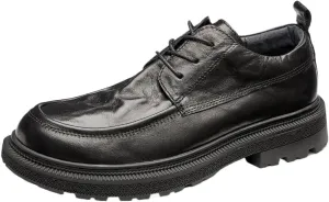 Men's Lace Up Formal Dress Shoes Brogues Derby Comfortable Leather Shoes for Men for Business Office & Casual