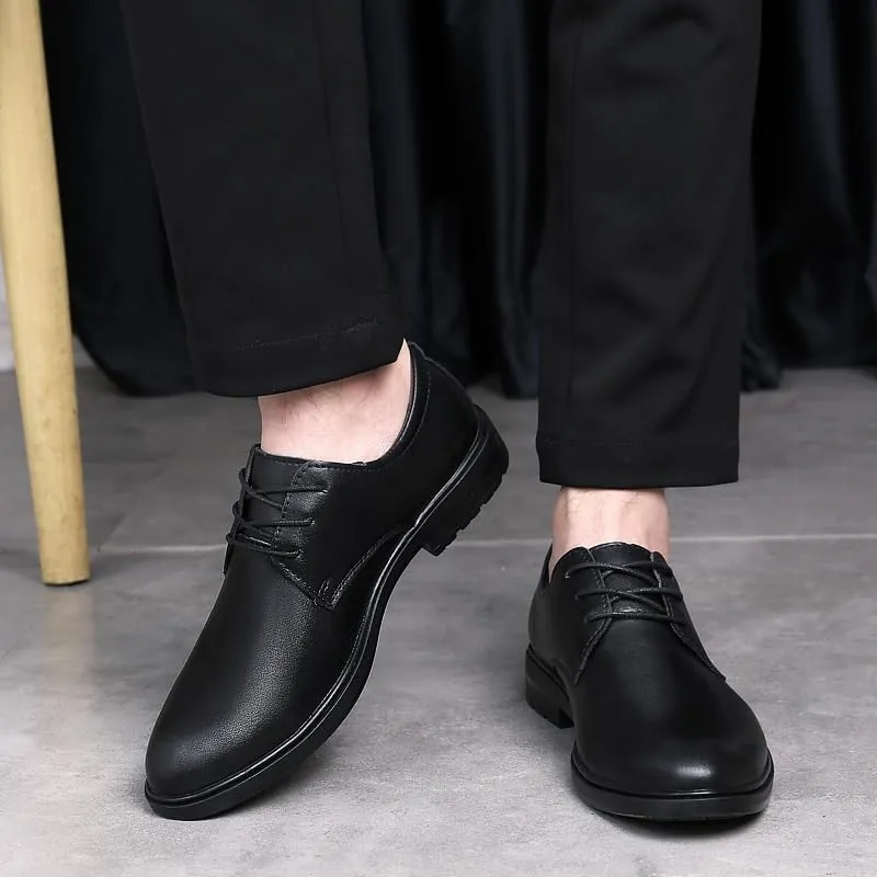 Men's Lace-Up Oxfords Shoes Classic Casual Lightweight Walking Mens Dress Shoes