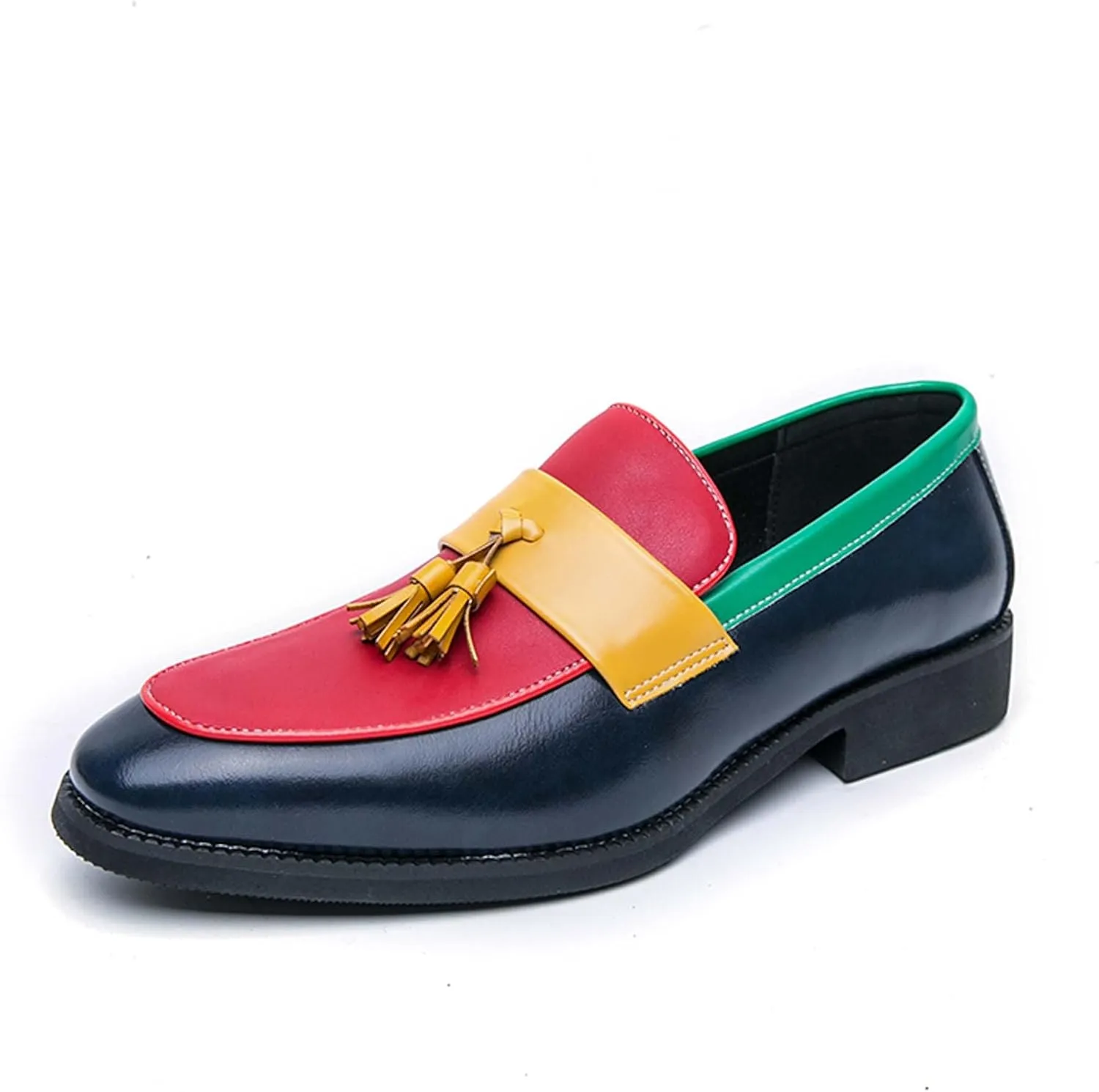 Men's Loafers Classic Business Formal Uniform Prom Casual Walking Oxford Leather Shoes