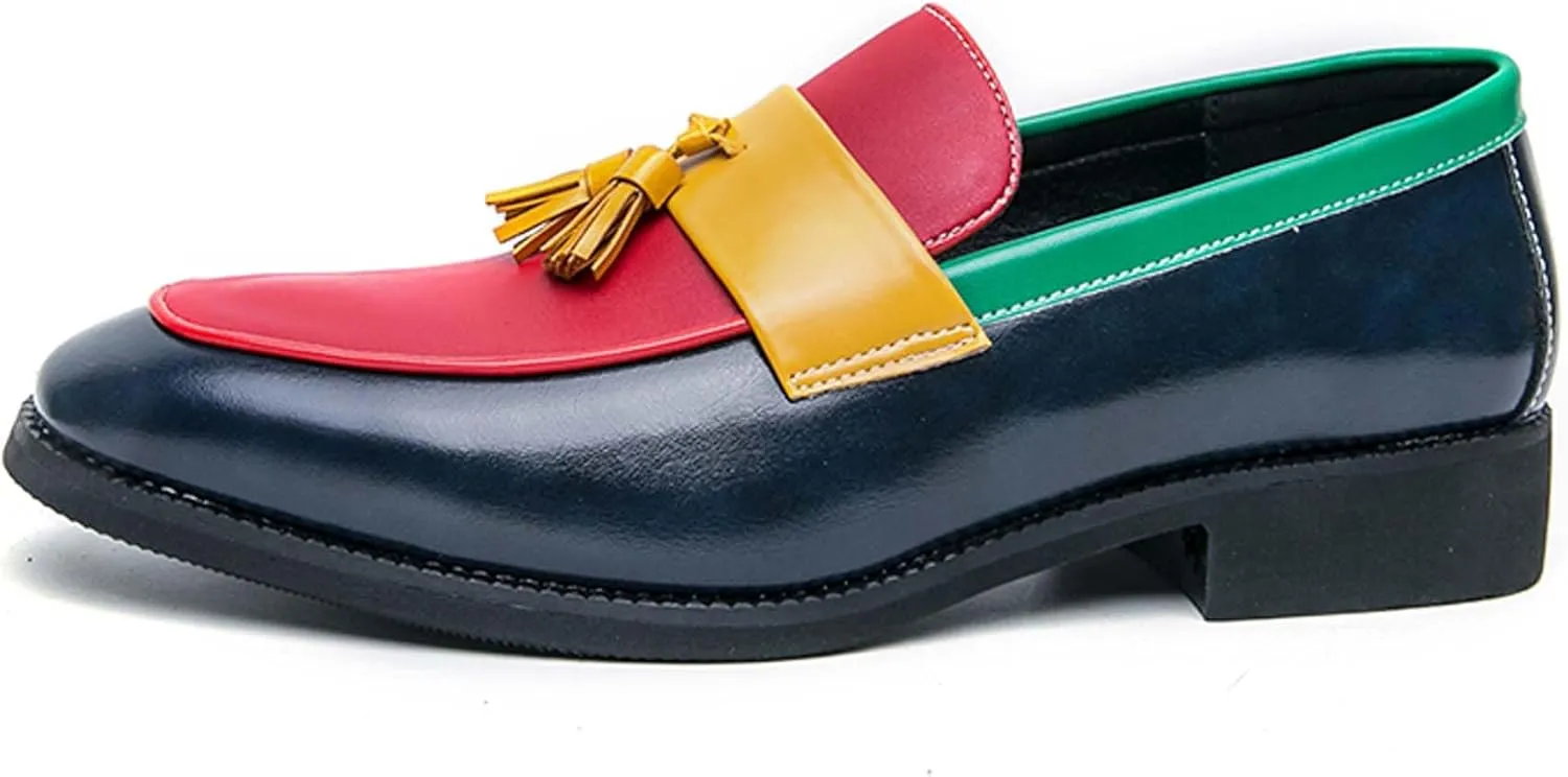 Men's Loafers Classic Business Formal Uniform Prom Casual Walking Oxford Leather Shoes