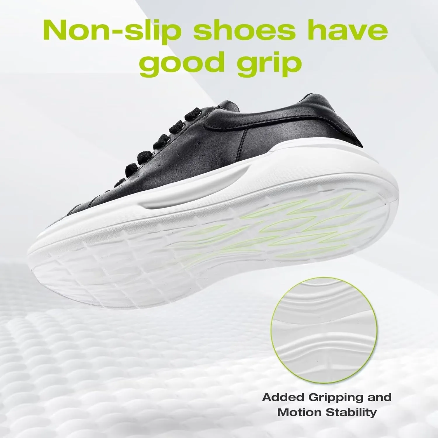 Men's Orthopedic Leather Dress Fashion Sneakers: Comfortable Arch Support Leather Oxfords for Plantar Fasciitis, Orthotic Flat Feet Casual Walking Shoes for Foot and Heel Pain Relief