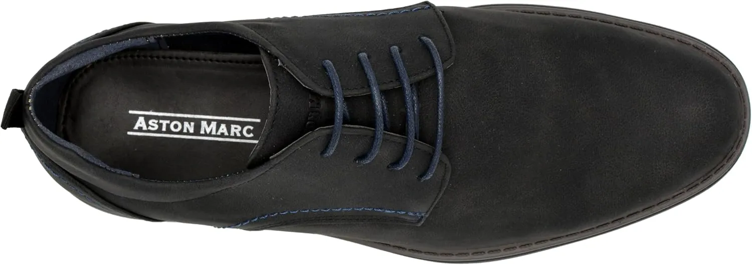 Men's Oxford Dress Shoes, Classic Leather Formal Footwear, Comfort Fit, Lace-Up Business Shoes for Work & Special Occasions