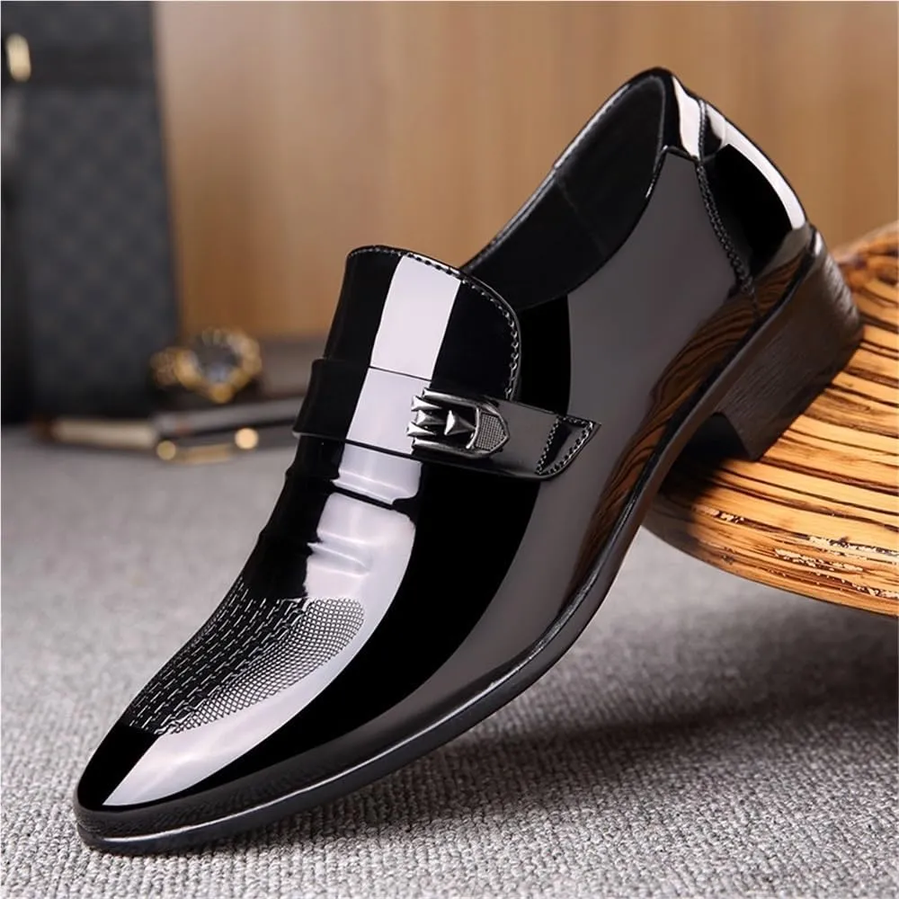 Mens Oxford Dress Shoes Slip On Comfortable Modern Classic Formal Casual Business Wedding Work Shoes