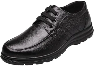 Men's Oxford Shoes Italian-Style Slim Sole Formal Shoes, Sleek Lace-Up Design for Business Lunches Cocktail Receptions, Modern Menswear