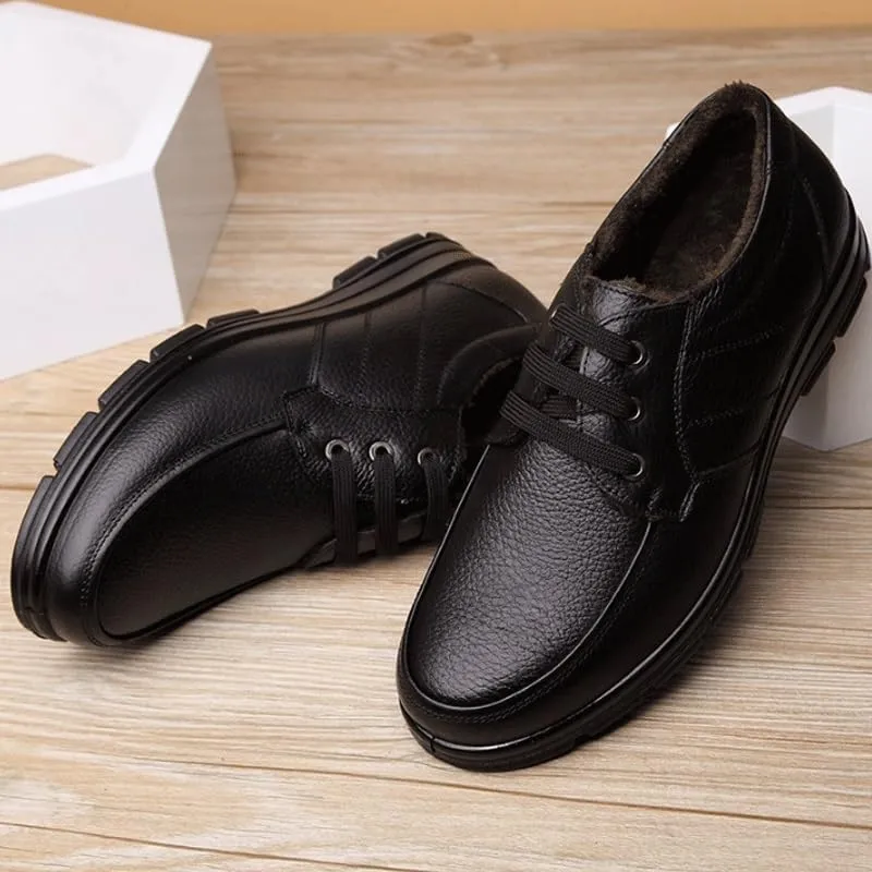 Men's Oxford Shoes Italian-Style Slim Sole Formal Shoes, Sleek Lace-Up Design for Business Lunches Cocktail Receptions, Modern Menswear