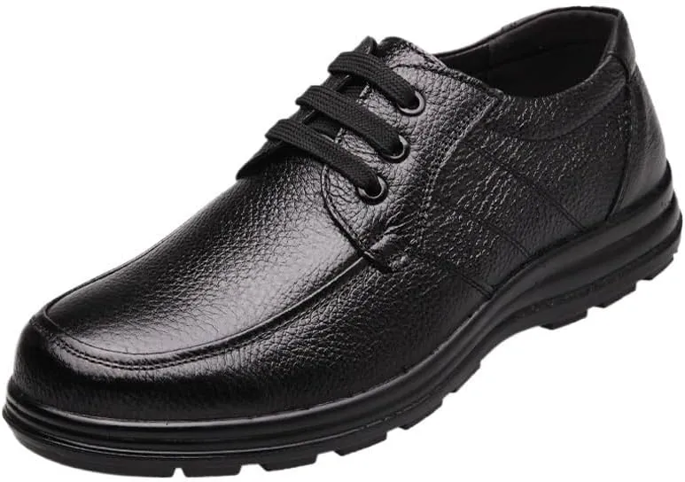 Men's Oxford Shoes Italian-Style Slim Sole Formal Shoes, Sleek Lace-Up Design for Business Lunches Cocktail Receptions, Modern Menswear