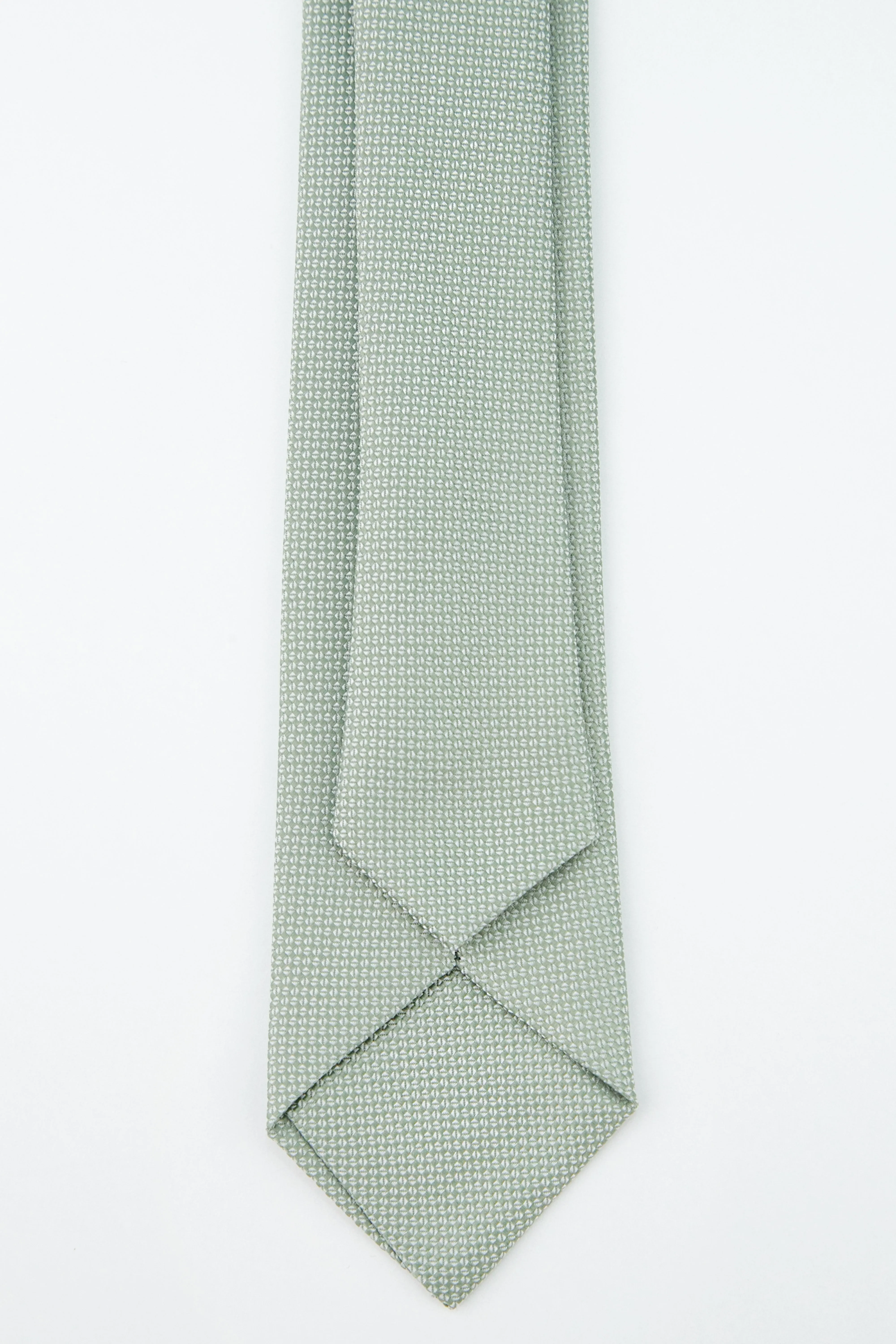 Men’s Oxford Weave Slim Tie Formal Neckwear- Sea Green