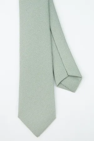 Men’s Oxford Weave Slim Tie Formal Neckwear- Sea Green