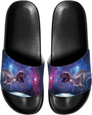 Mens Pillow House Slide Sandals Non-Slip Black Bath Sandals Wide Width EVA Flat Shoes Quick Drying Peep Toe Slippers Beach Dress Shoes