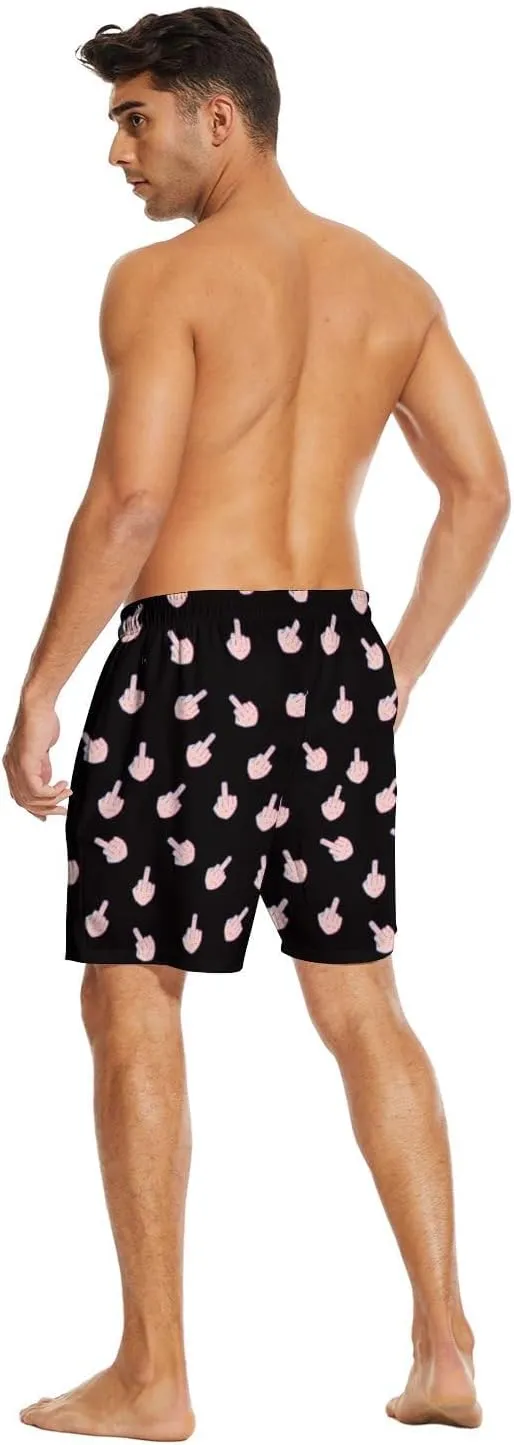 Mens Swim Trunks Swimming Trunks with Compression Liner Board Shorts 7 inch Swim Shorts Swimsuit