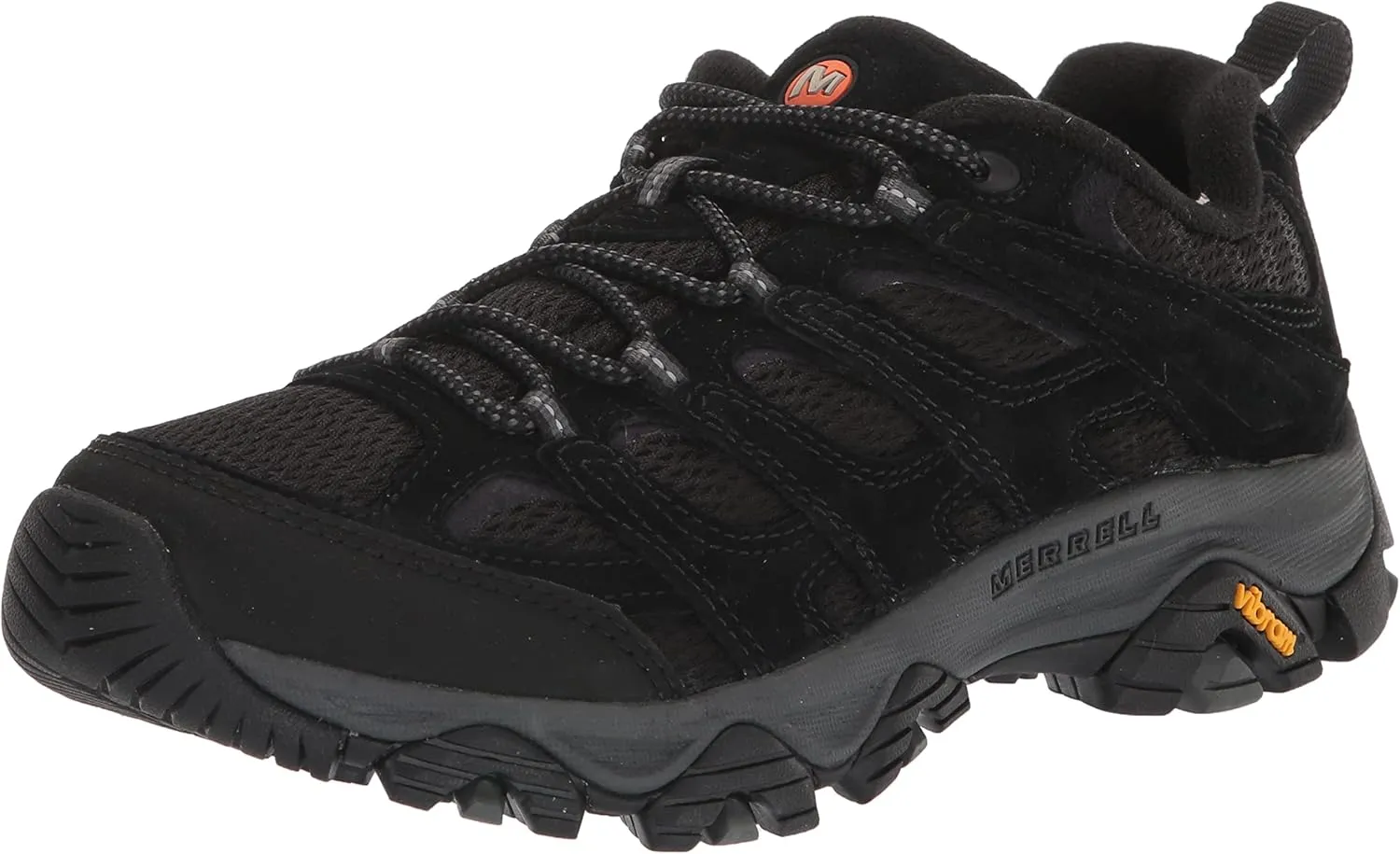 Merrell mens Moab 3 Hiking Shoe, Black Night, 8.5 Wide US