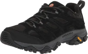 Merrell mens Moab 3 Hiking Shoe, Black Night, 8.5 Wide US
