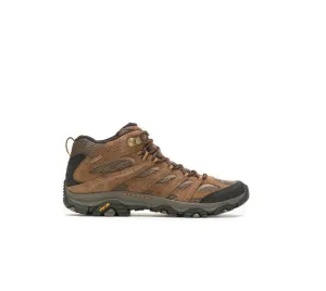 Merrell Men's Moab 3 Mid Waterproof Medium Width Earth Leather J035839