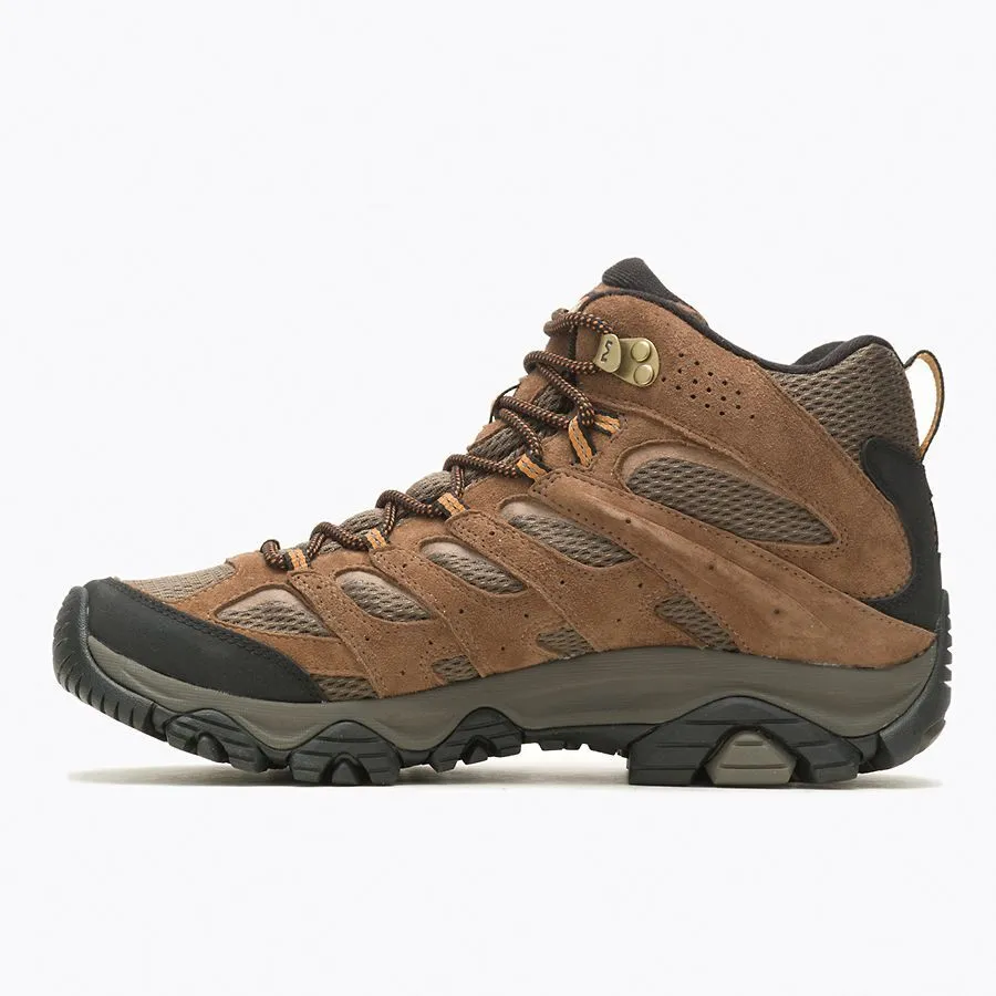 Merrell Men's Moab 3 Mid Waterproof Medium Width Earth Leather J035839