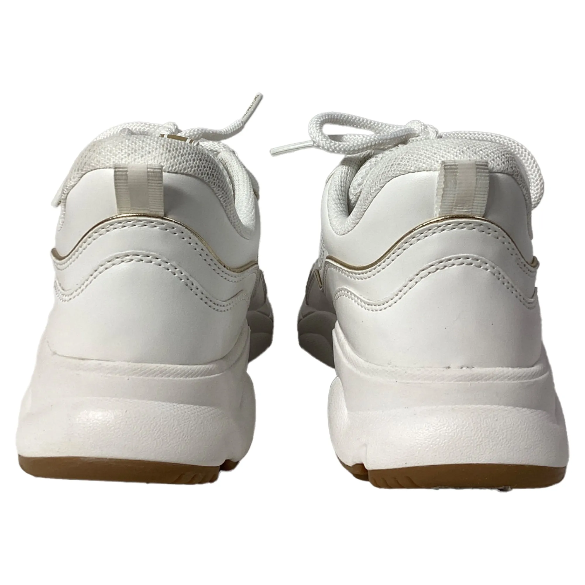 Michael Kors Katrina Mesh Trainer in Optic White Leather