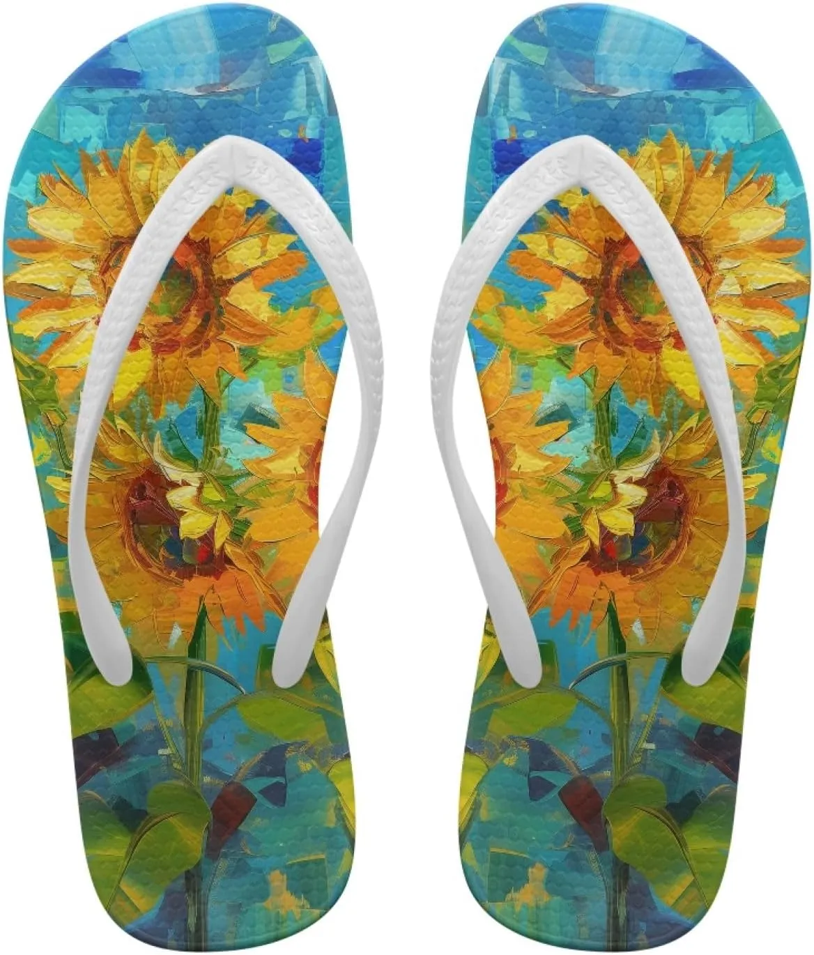 Micoklinlin Flip Flops for Women Summer EVA Sandals for Pool Beach Slip On Gym Bathroom Shower Shoes Walking Slipper Shoes