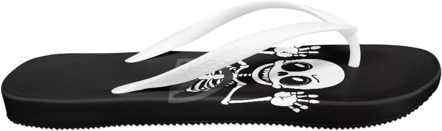 Micoklinlin Womens Flip Flops with Artistic Prints EVA Soft Shower Flat Sandals Summer Bathroom Beach Pool Rubber Slippers