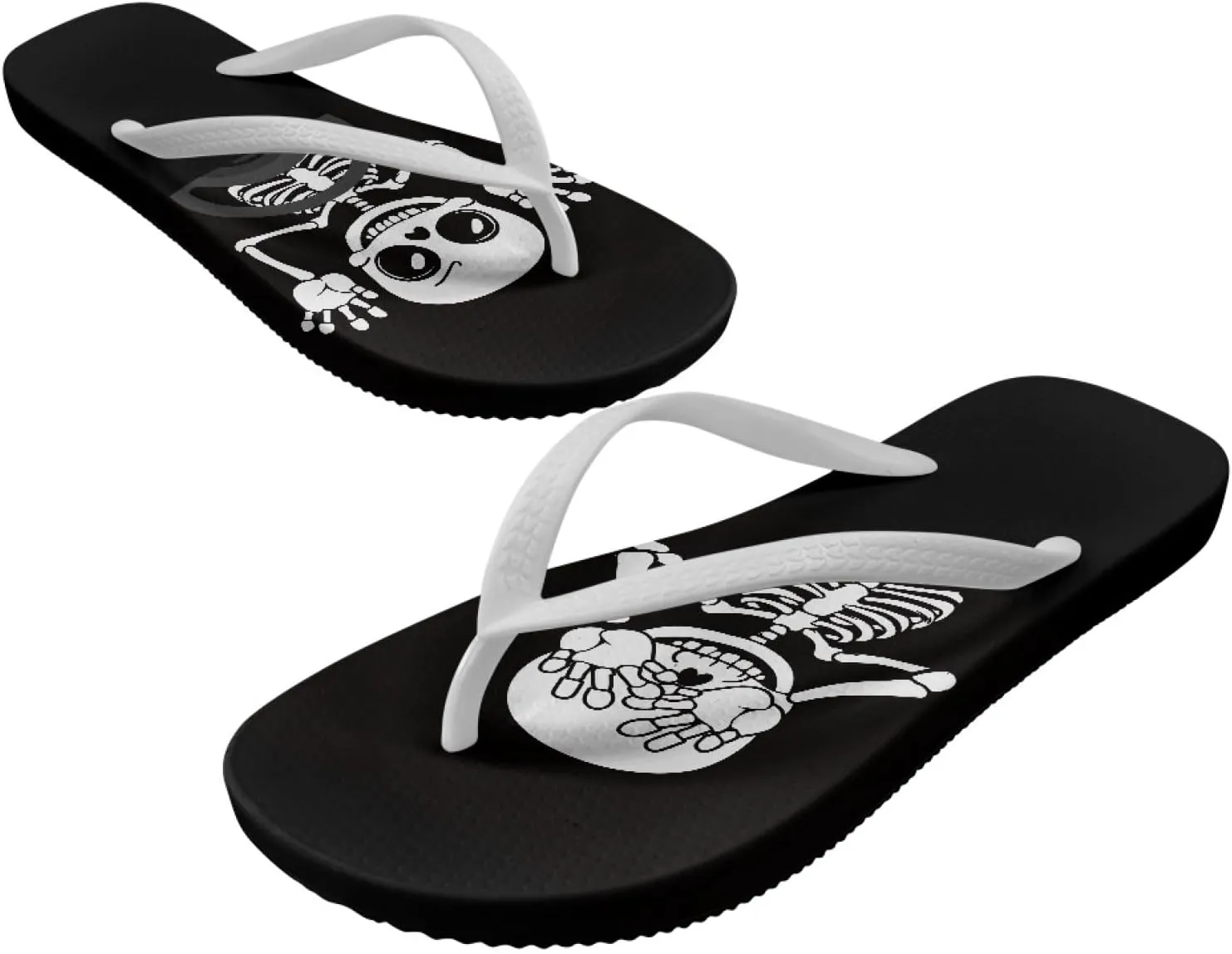 Micoklinlin Womens Flip Flops with Artistic Prints EVA Soft Shower Flat Sandals Summer Bathroom Beach Pool Rubber Slippers