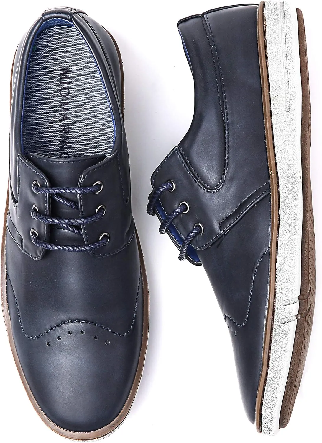 Mio Marino Men Casual Oxford Shoes - Comfortable Business Fashion Mens Casual Dress Shoes