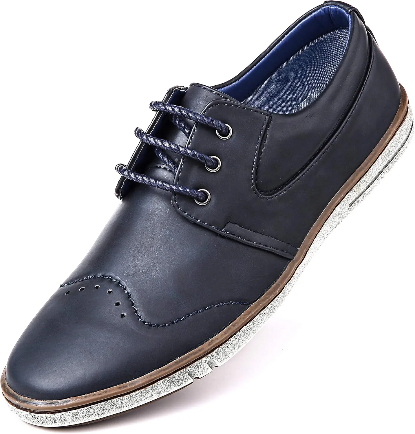 Mio Marino Men Casual Oxford Shoes - Comfortable Business Fashion Mens Casual Dress Shoes