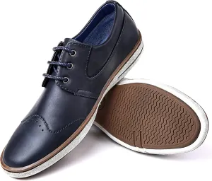 Mio Marino Men Casual Oxford Shoes - Comfortable Business Fashion Mens Casual Dress Shoes