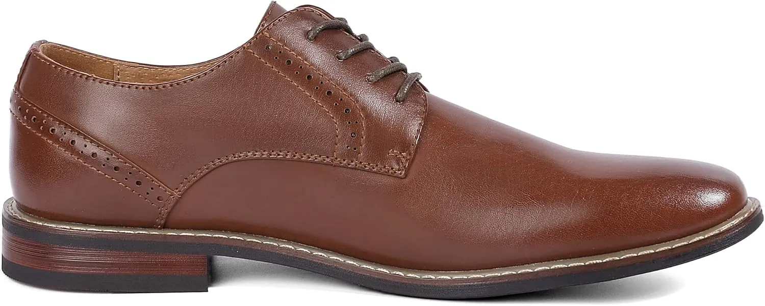 Mofri Men's Dress Shoes Formal Cap Toe Oxford Dress Shoes for Men Comfortable