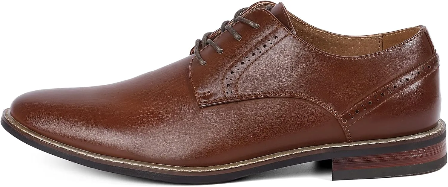 Mofri Men's Dress Shoes Formal Cap Toe Oxford Dress Shoes for Men Comfortable