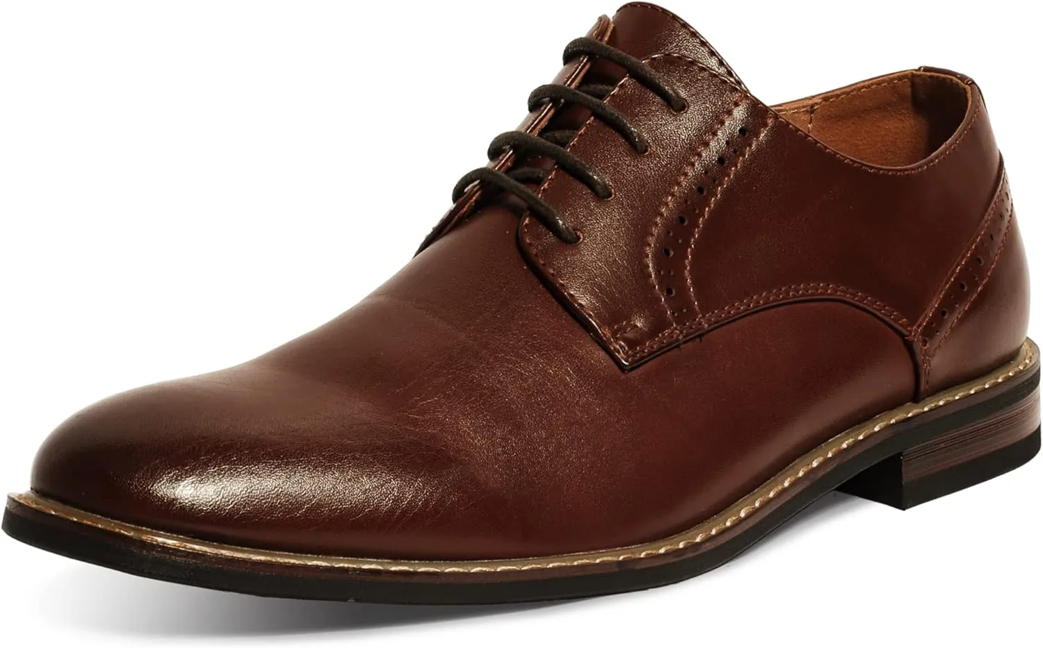 Mofri Men's Dress Shoes Formal Cap Toe Oxford Dress Shoes for Men Comfortable