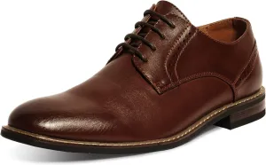 Mofri Men's Dress Shoes Formal Cap Toe Oxford Dress Shoes for Men Comfortable