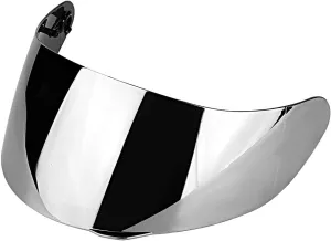 Motorcycle Helmet Visor Compatible with AGV K1 K3 SV K5 K5‑S Wind Shield Helmet Lens Visor Shield Full Face(Silver)