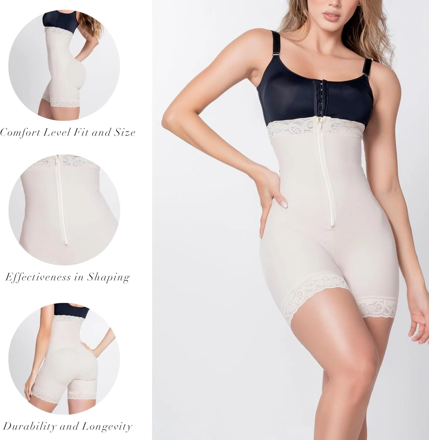MOULE Waist Trainer for Women Shapewear Tummy Control Shorts, Colombian shaping girdles, Body Shaper Tummy Control.