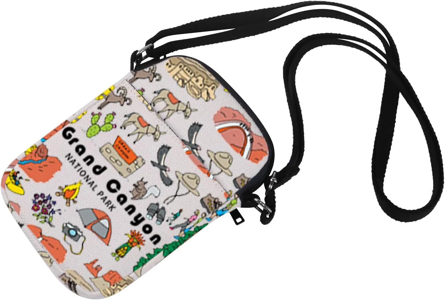 National Parks Crossbody Bag US National Parks Travel Gift Camping Hiking Lover Gift Hiker Gift