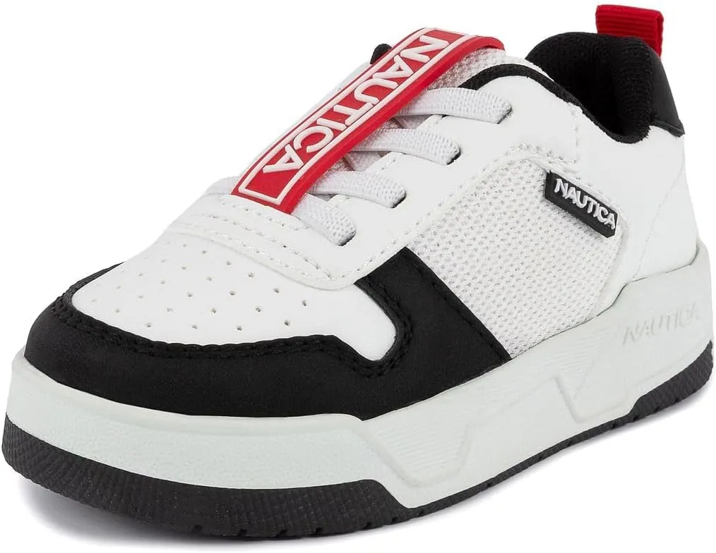 Nautica Kids Boys Casual Lace-Up Fashion Sneakers Oxford Comfortable Walking Shoe (Big Kid - Little Kid - Toddler)