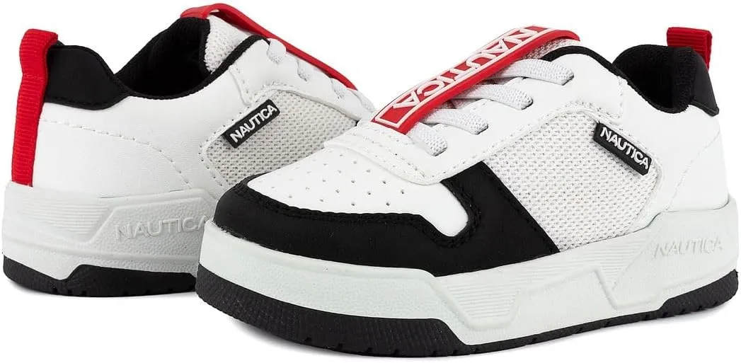 Nautica Kids Boys Casual Lace-Up Fashion Sneakers Oxford Comfortable Walking Shoe (Big Kid - Little Kid - Toddler)