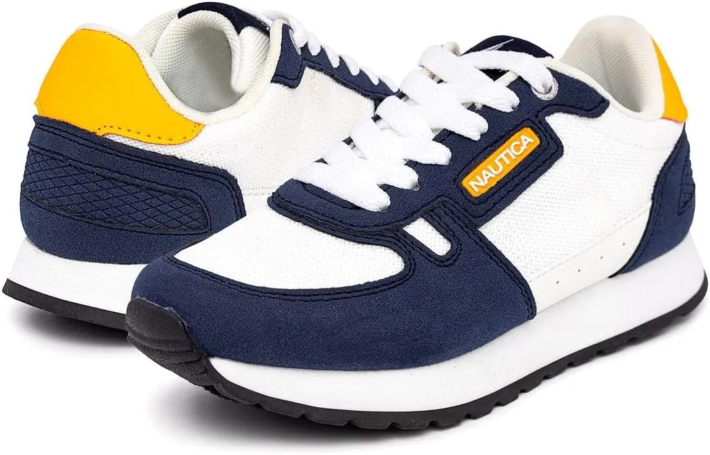Nautica Kids Boys Casual Lace-Up Fashion Sneakers Oxford Comfortable Walking Shoe (Big Kid - Little Kid - Toddler)