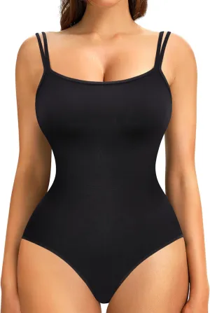 Nebility Seamless Shapewear for Women Tummy Control Bodysuit Shirts Full Body Shaper Tank Top Body Suit Corset Waist Trainer