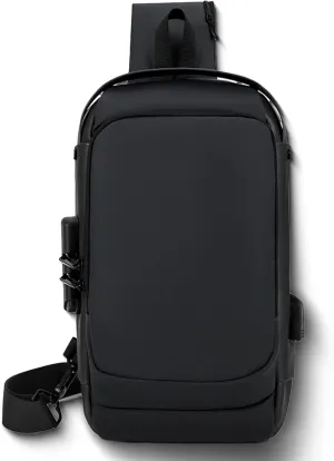 New Carbon Fiber Streamline Anti-Theft Sling Bag, Cangureras Para Hombres, Waterproof Or Daily Trips, Commutes, Sports