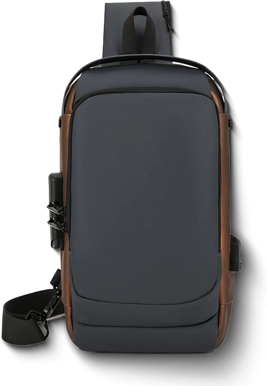 New Carbon Fiber Streamline Anti-Theft Sling Bag, Cangureras Para Hombres, Waterproof Or Daily Trips, Commutes, Sports