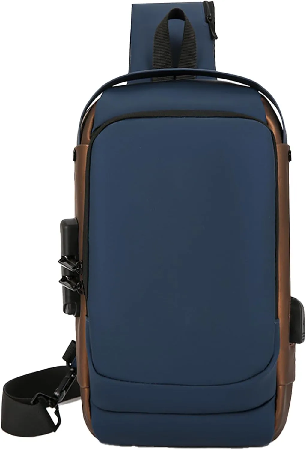 New Carbon Fiber Streamline Anti-Theft Sling Bag, Cangureras Para Hombres, Waterproof Or Daily Trips, Commutes, Sports