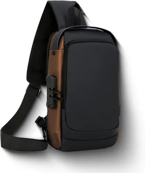New Carbon Fiber Streamline Anti-Theft Sling Bag, Cangureras Para Hombres, Waterproof Or Daily Trips, Commutes, Sports