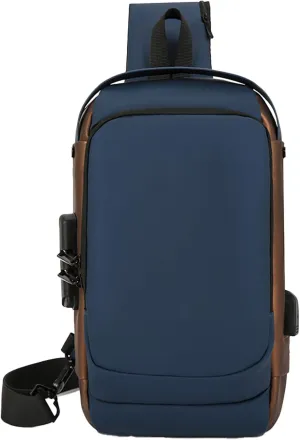 New Carbon Fiber Streamline Anti-Theft Sling Bag, Cangureras Para Hombres, Waterproof Or Daily Trips, Commutes, Sports