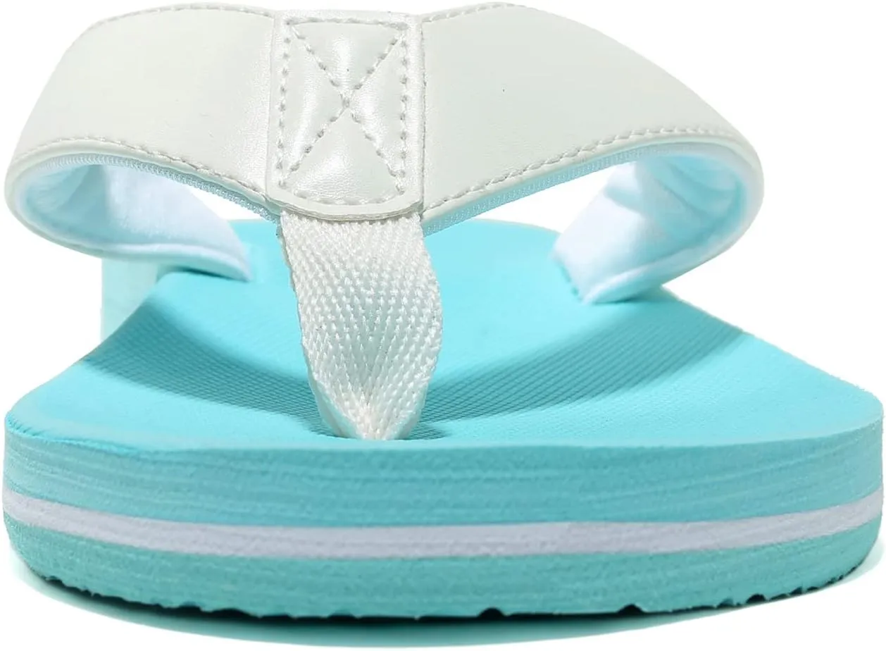 NewDenBer Women's Comfortable Flip Flops Lightweight Arch Support Summer Thong Sandals