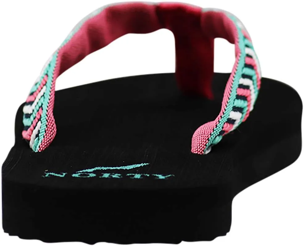NORTY Womens Casual Flip Flop Thong Sandals For Beach, Pool or Everyday
