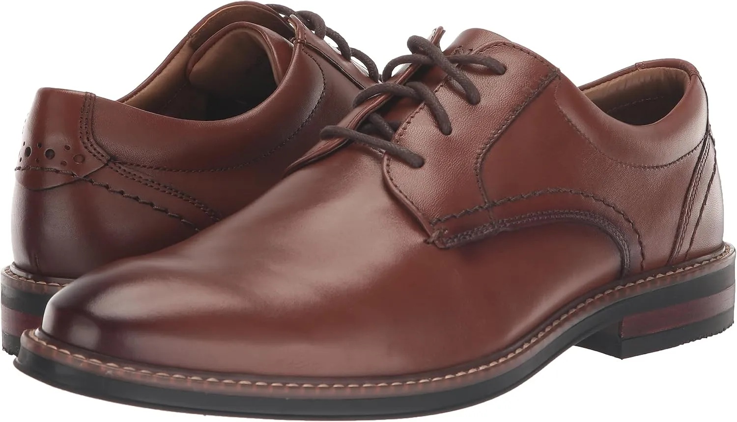 Nunn Bush Men's Calderone Plain Toe Oxford