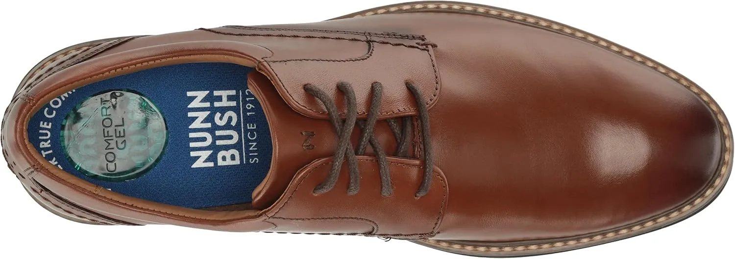 Nunn Bush Men's Calderone Plain Toe Oxford