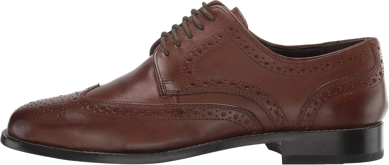 Nunn Bush Men's Nelson Wing Tip Oxford Dress Casual Lace-Up