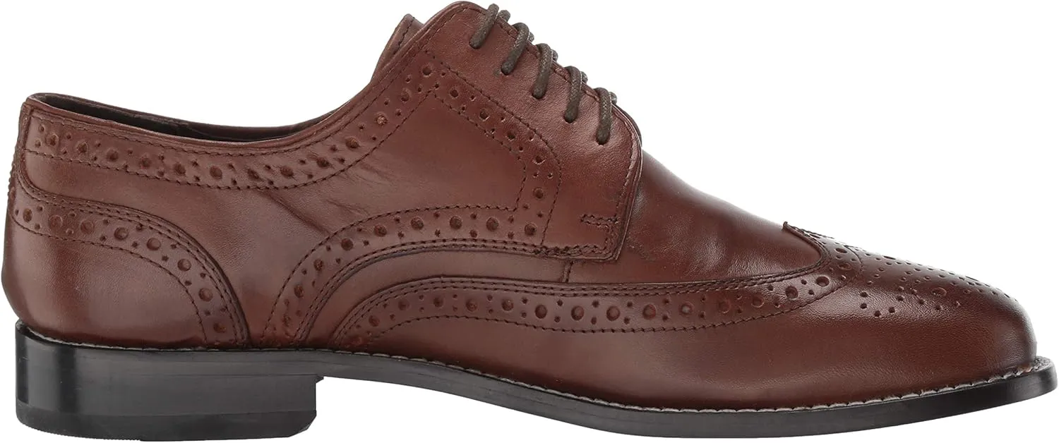 Nunn Bush Men's Nelson Wing Tip Oxford Dress Casual Lace-Up