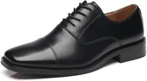 NXT NEW YORK Men's Dress Shoes Lace Up Leather Oxford Shoes for Men Comfortable Classic Modern Formal Business Shoes