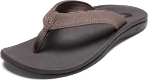 OLUKAI Ohana Women's Beach Sandals, Water Resistant Flip Flops, Arch Support & Comfort Fit, Lightweight & Durable, Enhanced Grip & Traction